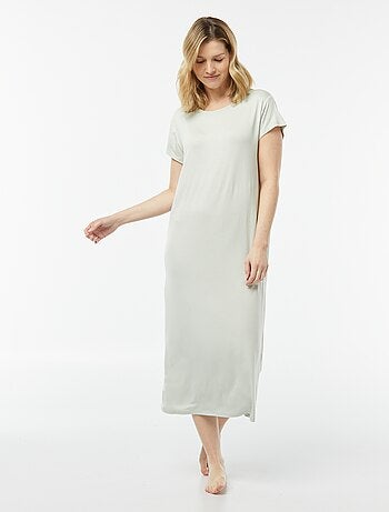 Chemise de nuit coupe tee-shirt fluide