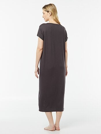 Chemise de nuit coupe tee-shirt fluide