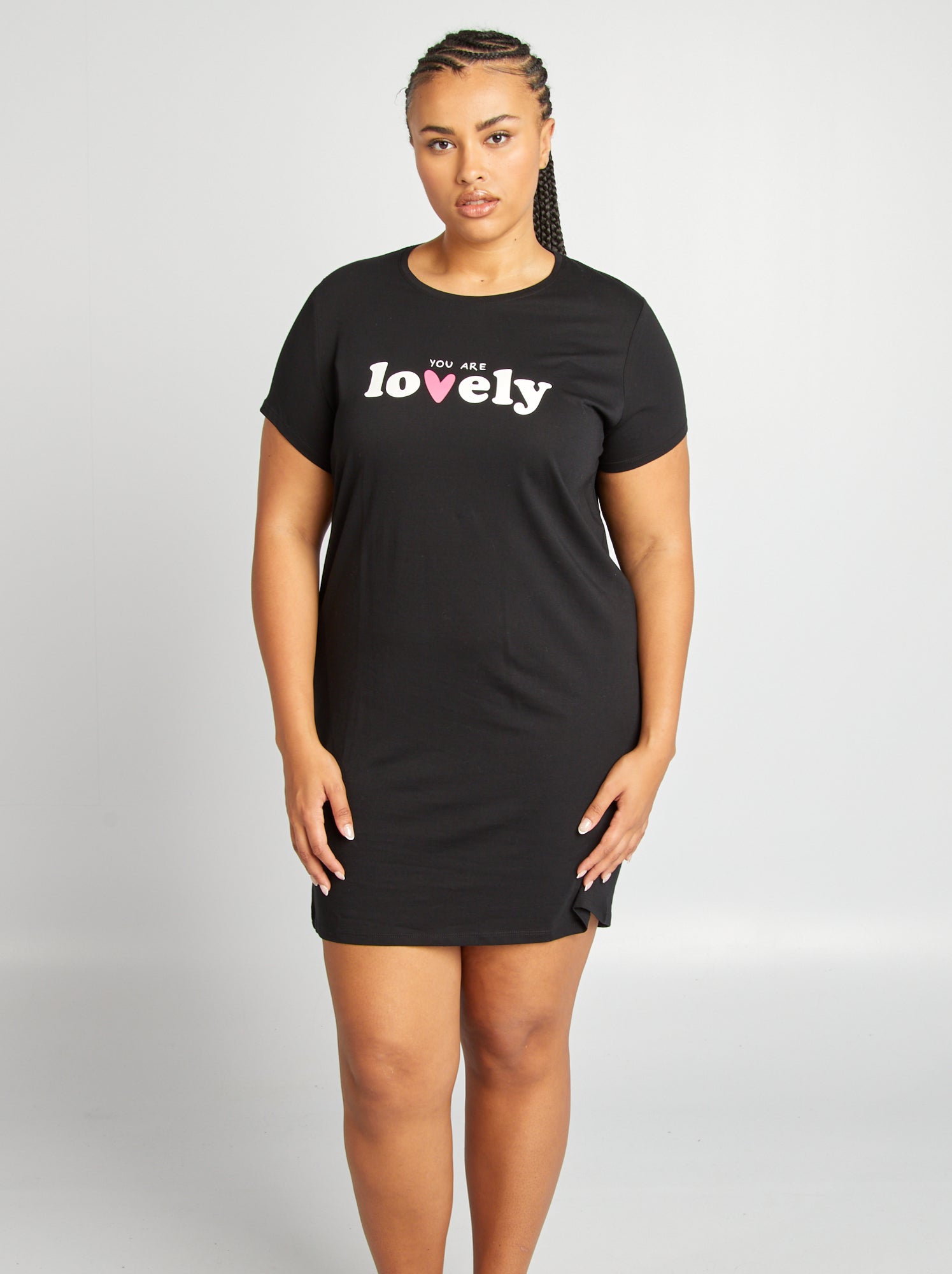 Chemise de nuit grande taille femme