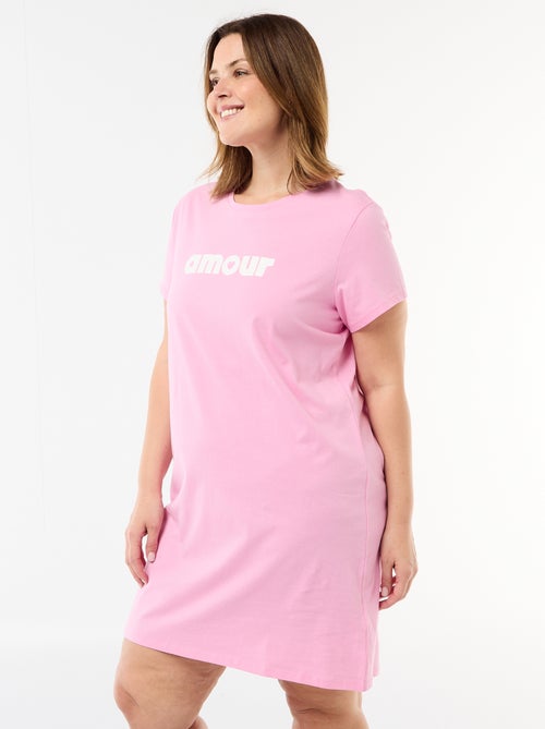 Chemise de nuit en jersey - Kiabi