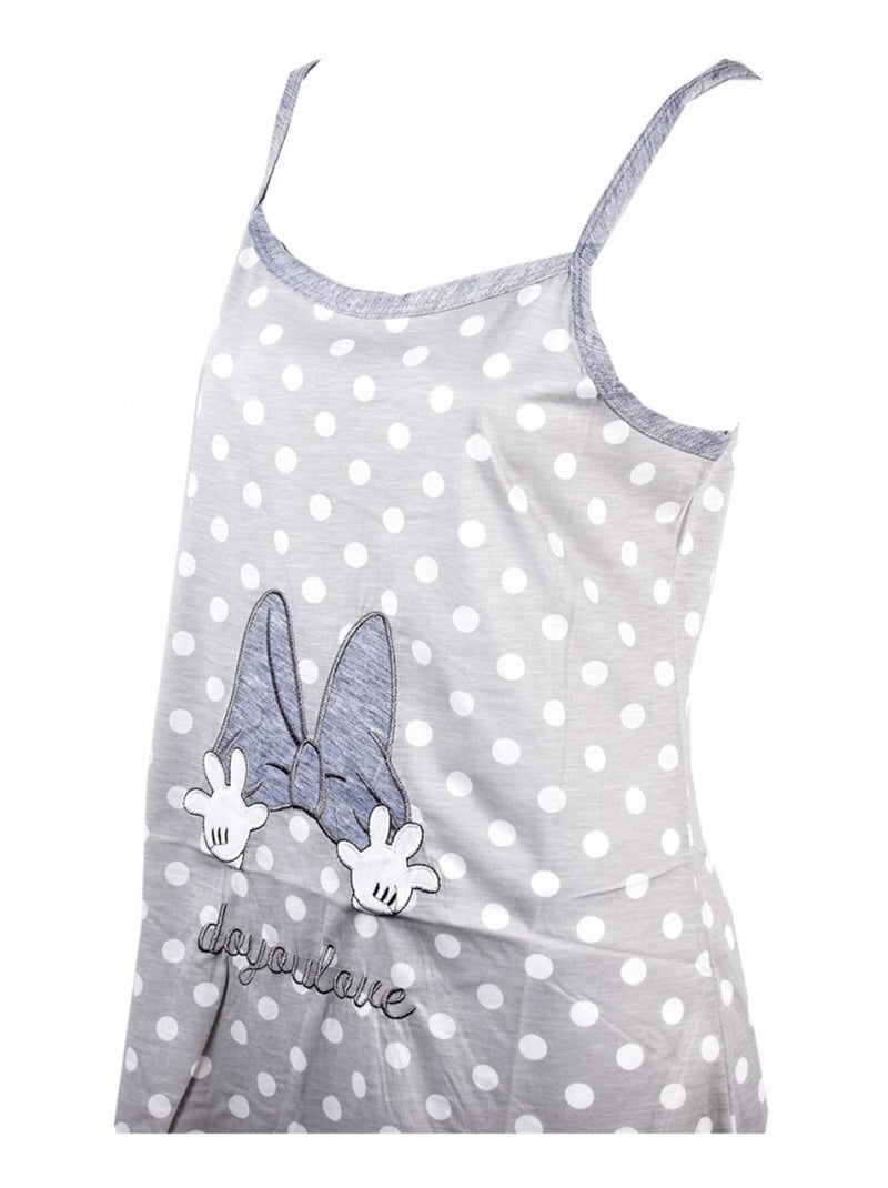 Chemise de Nuit Fantaisie HUMORISTIQUE Gris - Kiabi