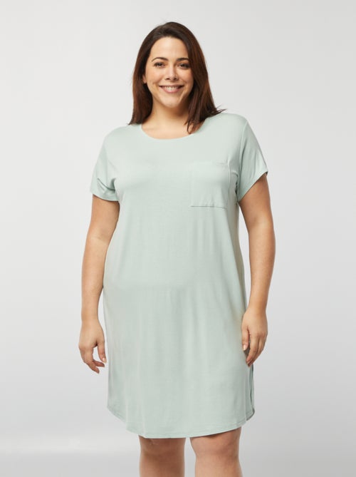 Chemise de nuit fluide - Kiabi