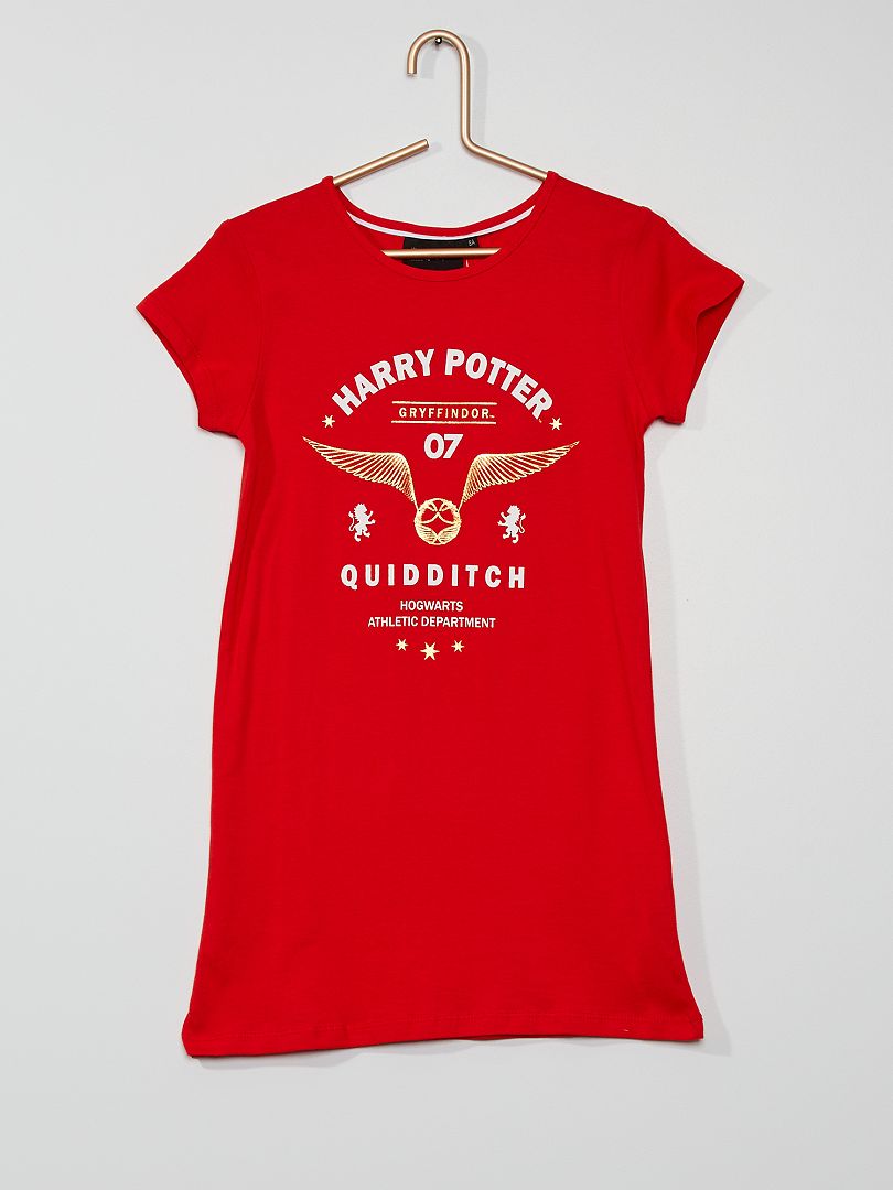 Chemise de nuit 'Harry Potter' rouge - Kiabi