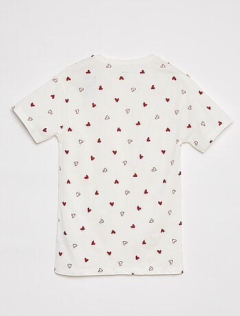 Chemise de nuit imprimée