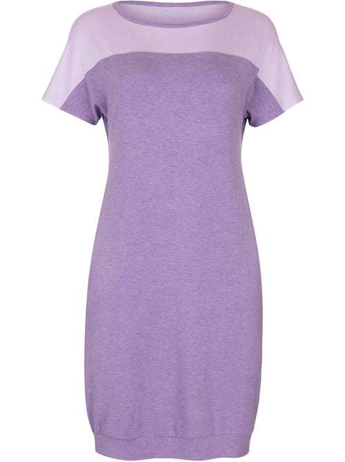 Chemise de nuit manches courtes laura - Kiabi Chemise de nuit manches courtes laura - Kiabi
