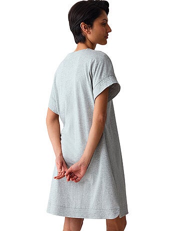 Chemise de nuit manches courtes minimalistic
