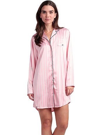 Chemise de nuit manches longues barbie elegant