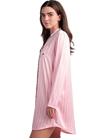 Chemise de nuit manches longues barbie elegant