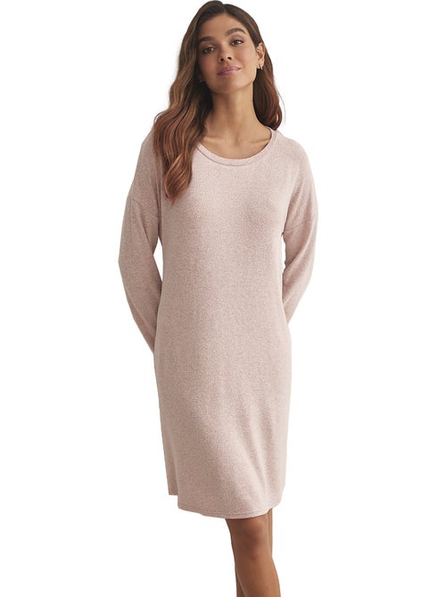 Chemise de nuit manches longues basic p82 - Kiabi