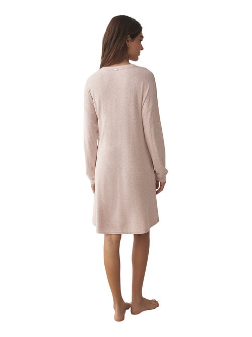 Chemise de nuit manches longues basic p82 - Kiabi