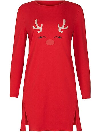 Chemise de nuit manches longues holiday