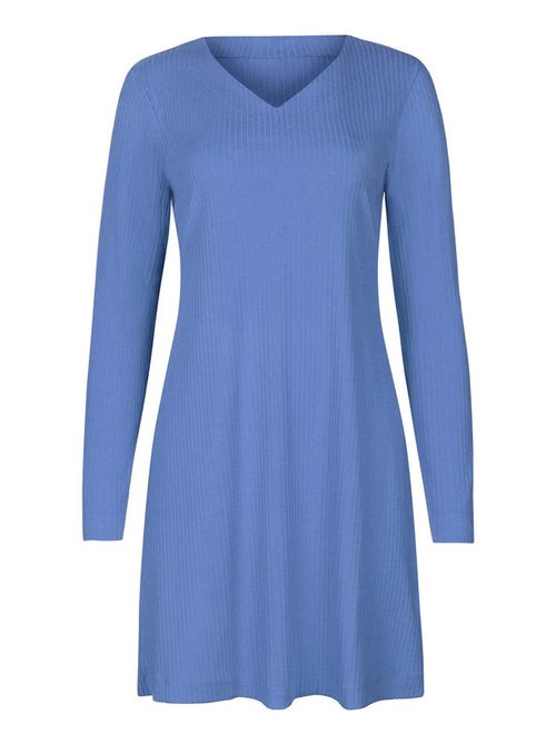 Chemise de nuit manches longues lucky - Kiabi Chemise de nuit manches longues lucky - Kiabi