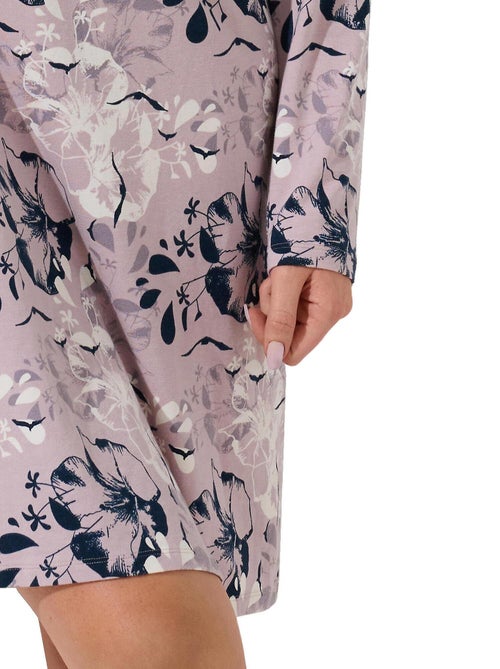 Chemise de nuit manches longues ocean - Kiabi Chemise de nuit manches longues ocean - Kiabi
