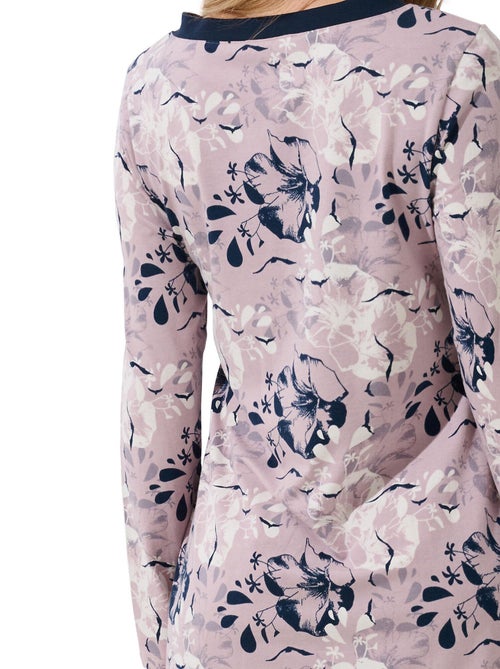 Chemise de nuit manches longues ocean - Kiabi Chemise de nuit manches longues ocean - Kiabi