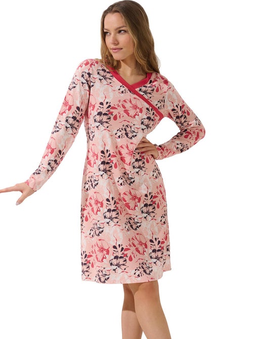 Chemise de nuit manches longues ocean - Kiabi Chemise de nuit manches longues ocean - Kiabi