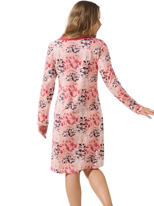 Chemise de nuit manches longues ocean - Kiabi Chemise de nuit manches longues ocean - Kiabi