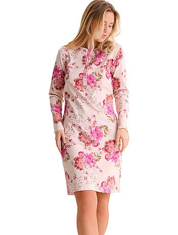 Chemise de nuit manches longues robin