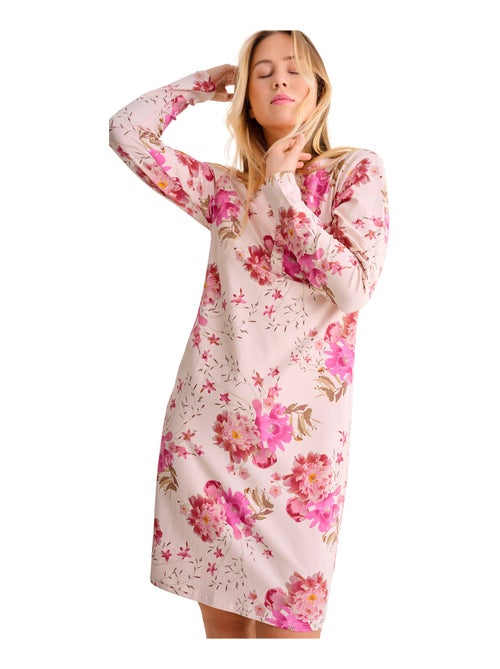 Chemise de nuit manches longues robin - Kiabi Chemise de nuit manches longues robin - Kiabi