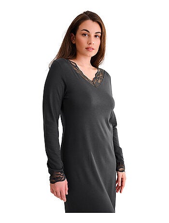 Chemise de nuit manches longues ruth