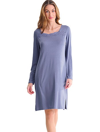 Chemise de nuit manches longues tania