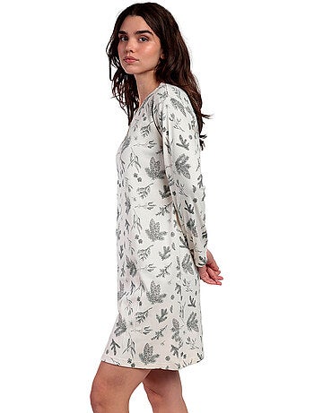Chemise de nuit manches longues winter wood