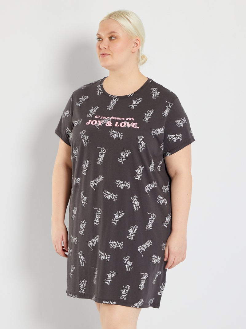 Chemise de nuit 'Minnie' Gris Minnie - Kiabi