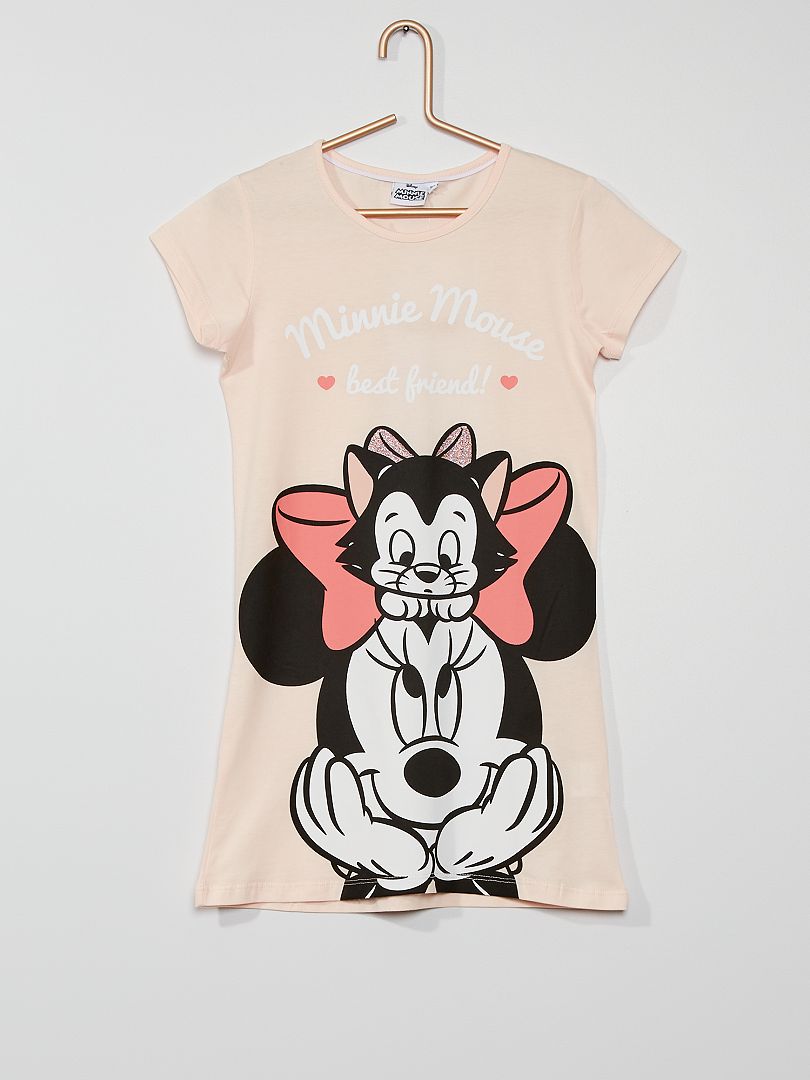 Chemise de nuit 'Minnie' rose - Kiabi