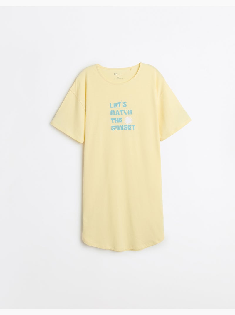 Chemise de nuit, MO Fashion Jaune - Kiabi