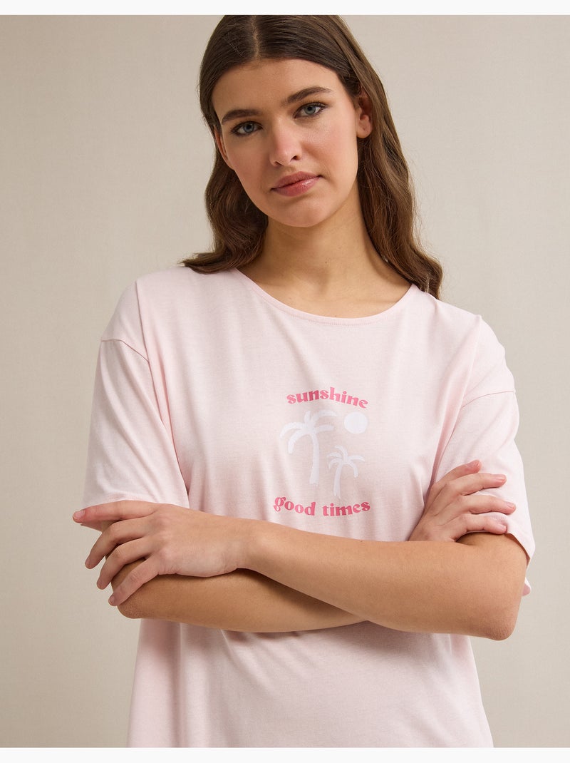 Chemise de nuit, MO Fashion Rose - Kiabi