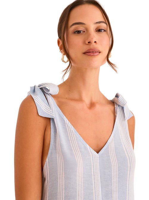 Chemise de nuit sans manches homewear p120 - Kiabi
