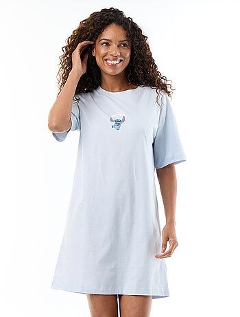 Chemise de nuit tee-shirt 'Stitch'