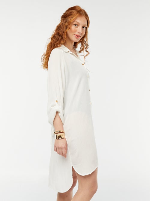 Chemise de plage mi-longue - Kiabi