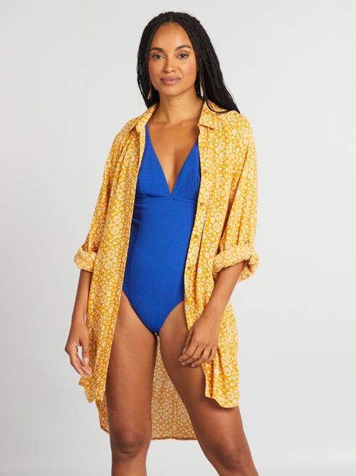 Chemise de plage mi-longue - Kiabi