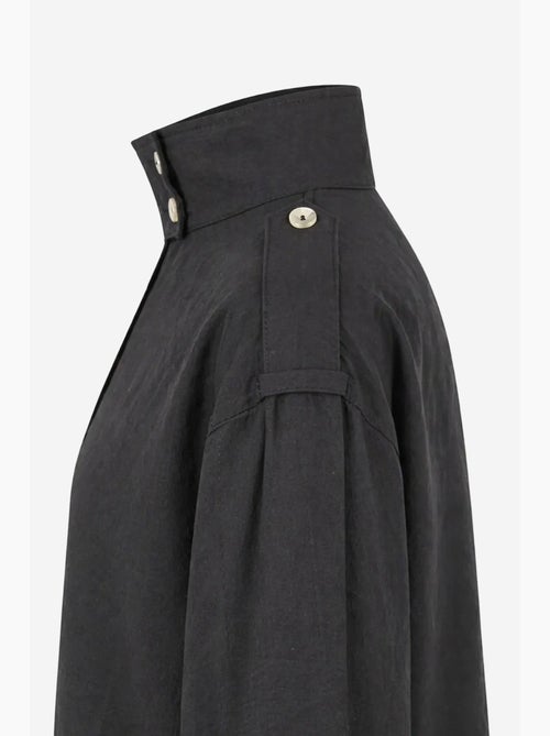 Chemise décontractée boutonnée à col mandarin mixray - Kiabi Chemise décontractée boutonnée à col mandarin mixray - Kiabi