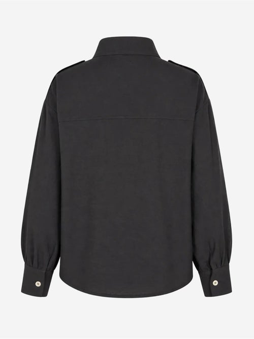 Chemise décontractée boutonnée à col mandarin mixray - Kiabi Chemise décontractée boutonnée à col mandarin mixray - Kiabi