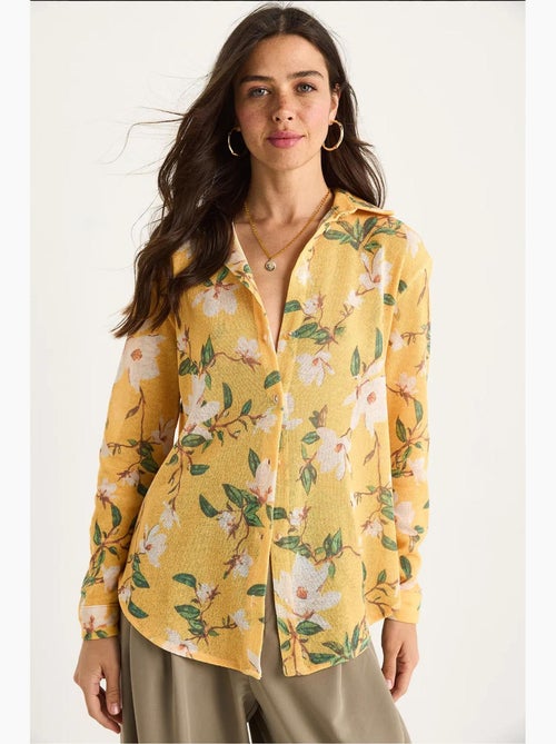 Chemise d'été en tricot à imprimé numérique lucci - Kiabi
