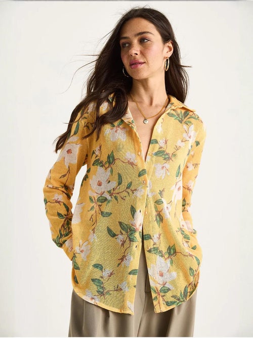 Chemise d'été en tricot à imprimé numérique lucci - Kiabi