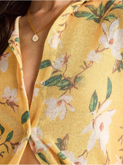 Chemise d'été en tricot à imprimé numérique lucci - Kiabi