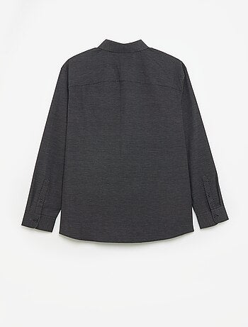 Chemise dobby à motif