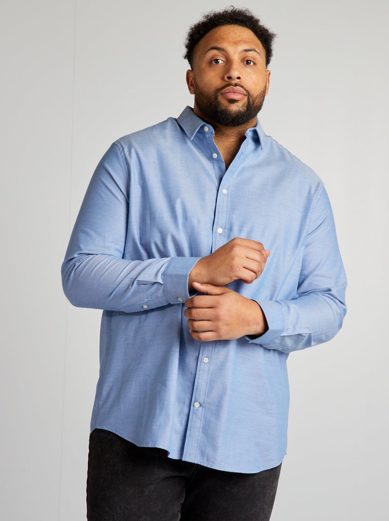 Chemise De Nuit Homme - REMYCOO - Imprimée Unie - Manches Longues Boutonnée Noir Noir