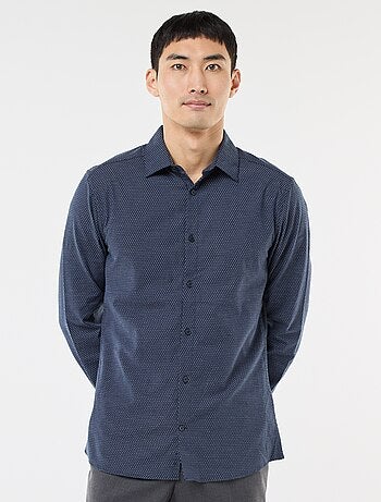 Chemise dobby coupe slim