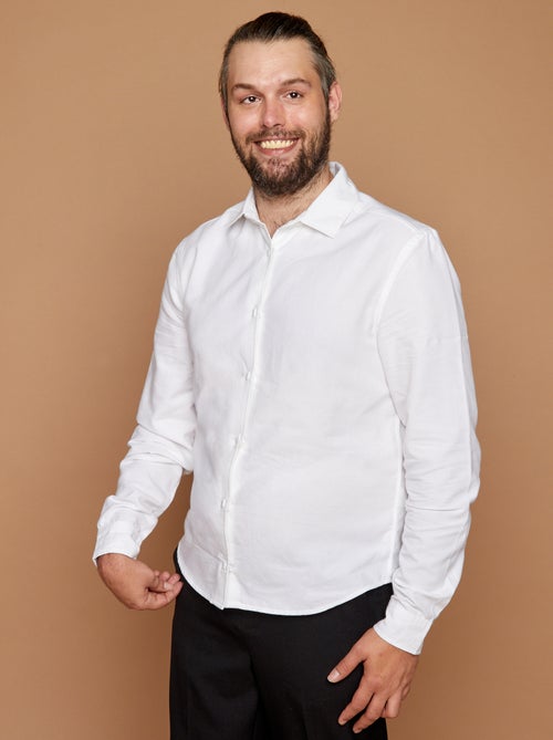 Chemise droite - collection facile à enfiler - Kiabi