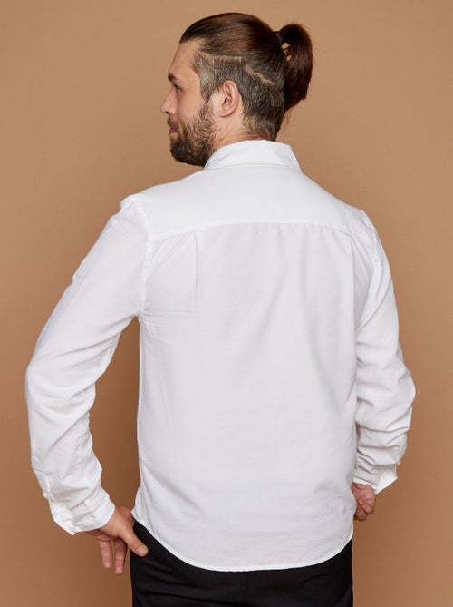 Chemise droite - collection facile à enfiler - Kiabi