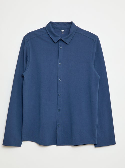 Chemise droite - collection facile à enfiler - Kiabi