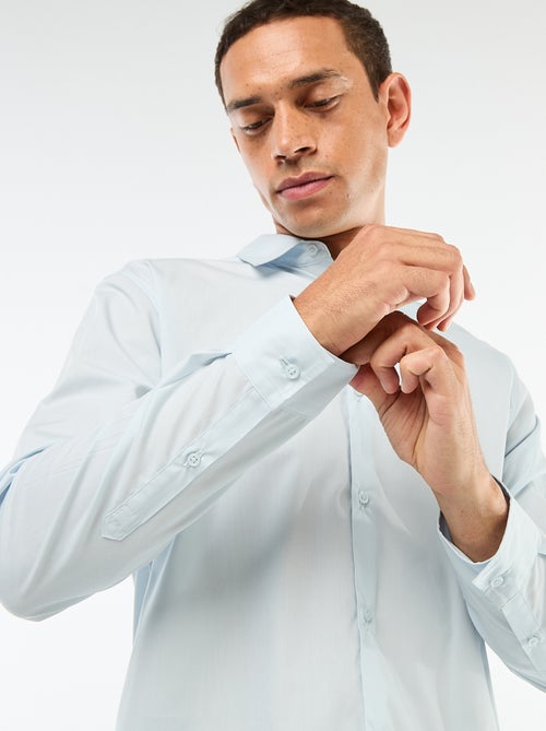 Chemise droite blanche - Kiabi