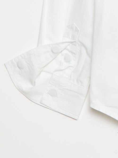 Chemise droite ouverture et poignets aimantés  - So Easy - Kiabi