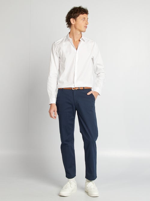 Chemise droite unie - Kiabi
