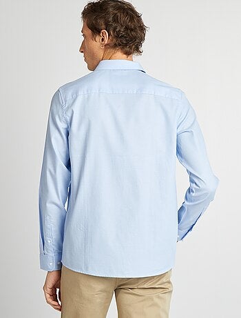 Chemise droite unie