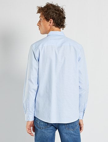 Chemise droite unie