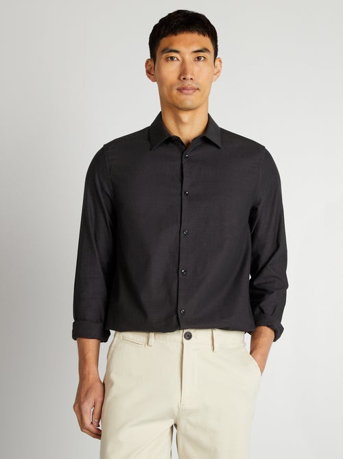 Chemise droite unie - Kiabi